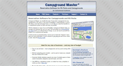 Desktop Screenshot of campground-master.com